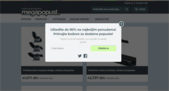 Desktop Screenshot of megapopust.rs