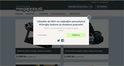 Desktop Screenshot of megapopust.hr